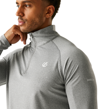 Load image into Gallery viewer, Dare 2B Men&#39;s Fuse Up II Core Stretch UPF50 Quarter Zip Fleece Top (Ash Grey Marl)
