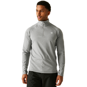 Dare 2B Men's Fuse Up II Core Stretch UPF50 Quarter Zip Fleece Top (Ash Grey Marl)