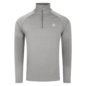 Dare 2B Men's Fuse Up II Core Stretch UPF50 Quarter Zip Fleece Top (Ash Grey Marl)