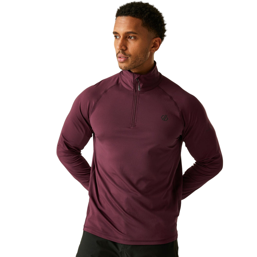 Dare 2B Men's Fuse Up II Core Stretch UPF50 Quarter Zip Fleece Top (Fig)