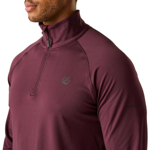 Dare 2B Men's Fuse Up II Core Stretch UPF50 Quarter Zip Fleece Top (Fig)