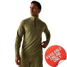 Load image into Gallery viewer, Dare 2B Men&#39;s Fuse Up II Core Stretch UPF50 Quarter Zip Fleece Top (Olive Green)
