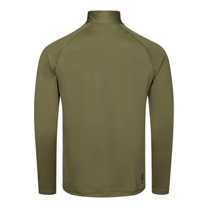 Dare 2B Men's Fuse Up II Core Stretch UPF50 Quarter Zip Fleece Top (Olive Green)