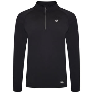 Dare 2B Men's Fuse Up II Core Stretch UPF 50 Quarter Zip Fleece (Black)