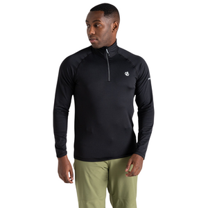 Dare 2B Men's Fuse Up II Core Stretch UPF 50 Quarter Zip Fleece (Black)