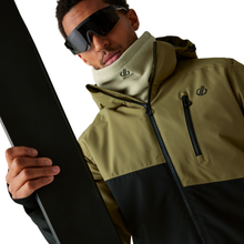 Load image into Gallery viewer, Dare 2B Men&#39;s Halfpipe III Waterproof Ski Jacket (Olive Green/Black)
