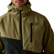 Load image into Gallery viewer, Dare 2B Men&#39;s Halfpipe III Waterproof Ski Jacket (Olive Green/Black)

