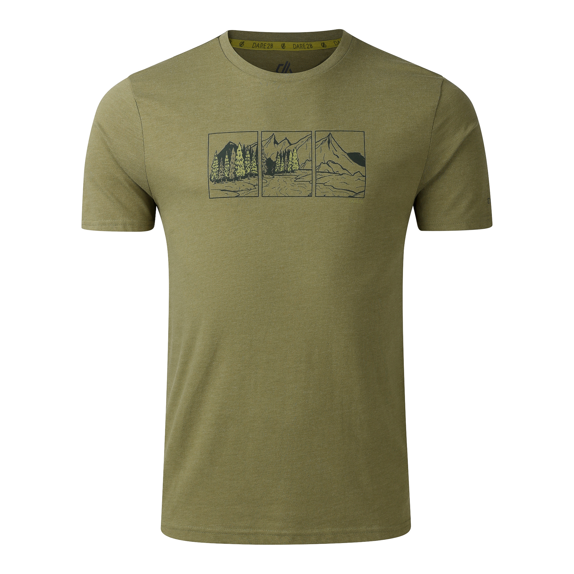Dare 2B Men's Movement III UPF50 Short Sleeve Technical Tee (Nephrite Green Solid)