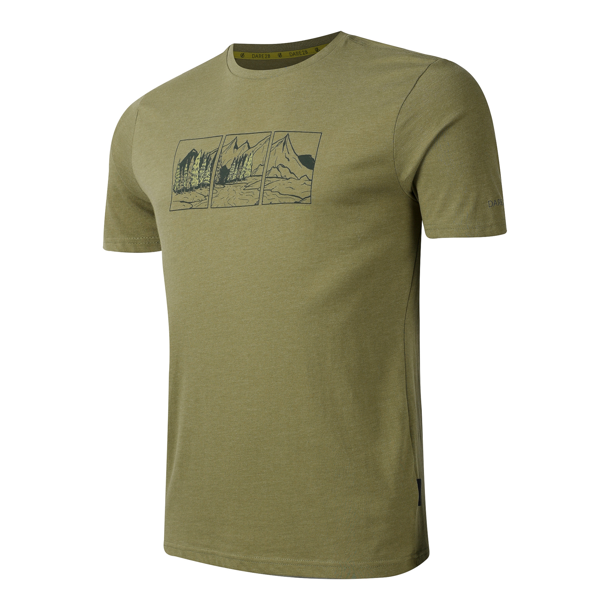 Dare 2B Men's Movement III UPF50 Short Sleeve Technical Tee (Nephrite Green Solid)