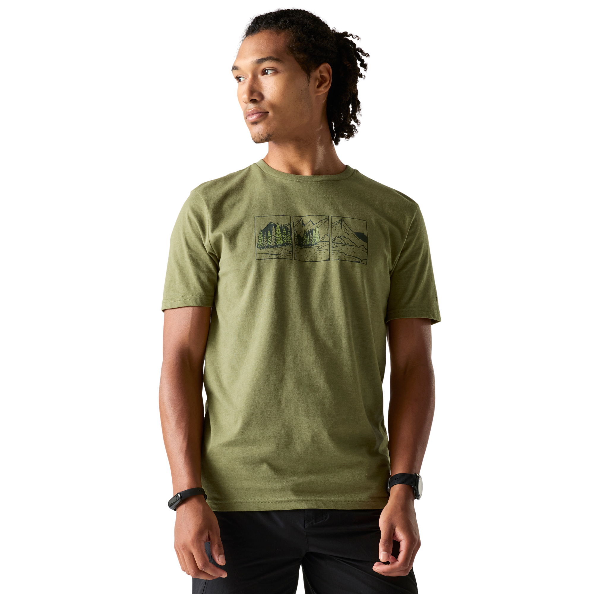 Dare 2B Men's Movement III UPF50 Short Sleeve Technical Tee (Nephrite Green Solid)