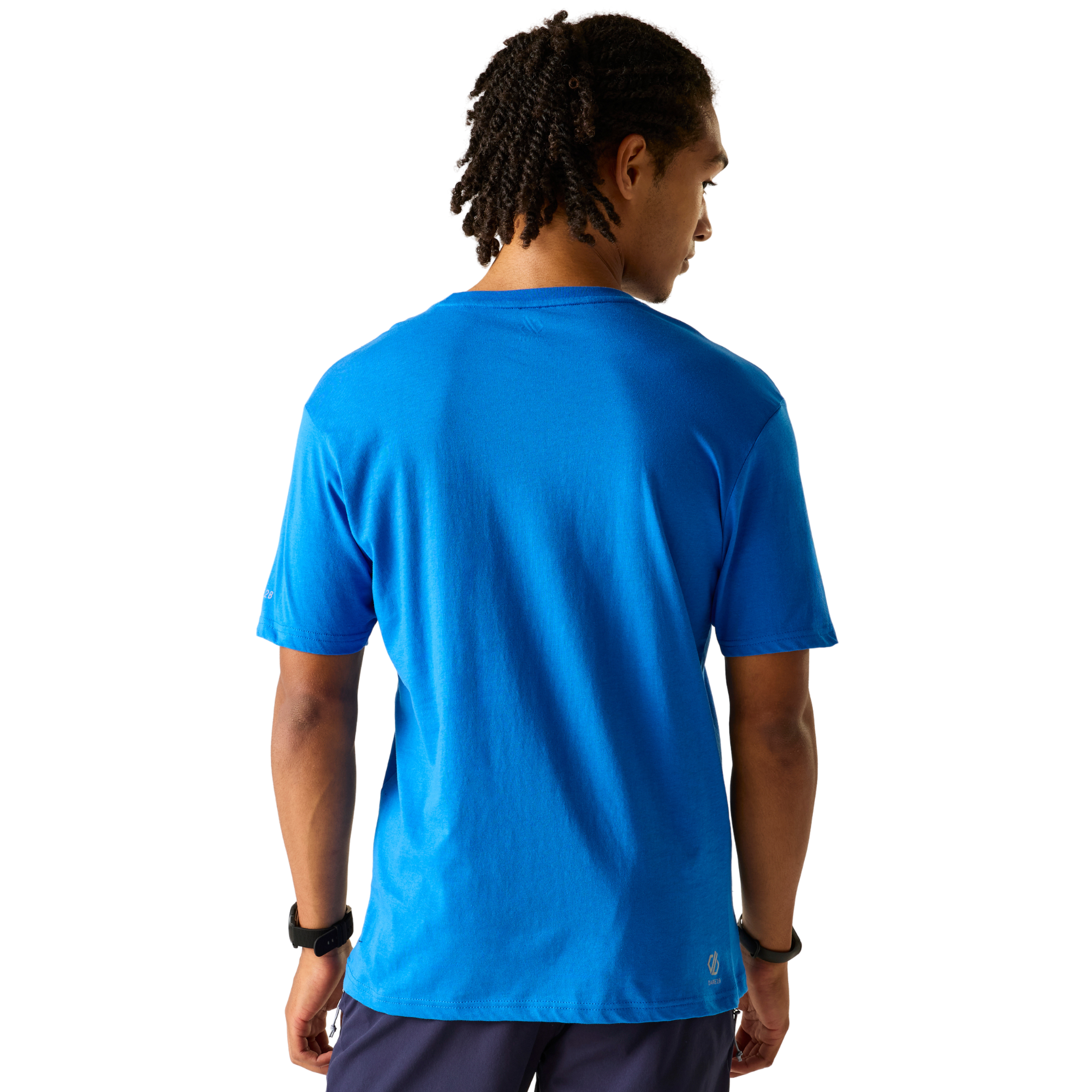 Dare 2B Men's Movement III UPF50 Short Sleeve Technical Tee (Oxford Blue)