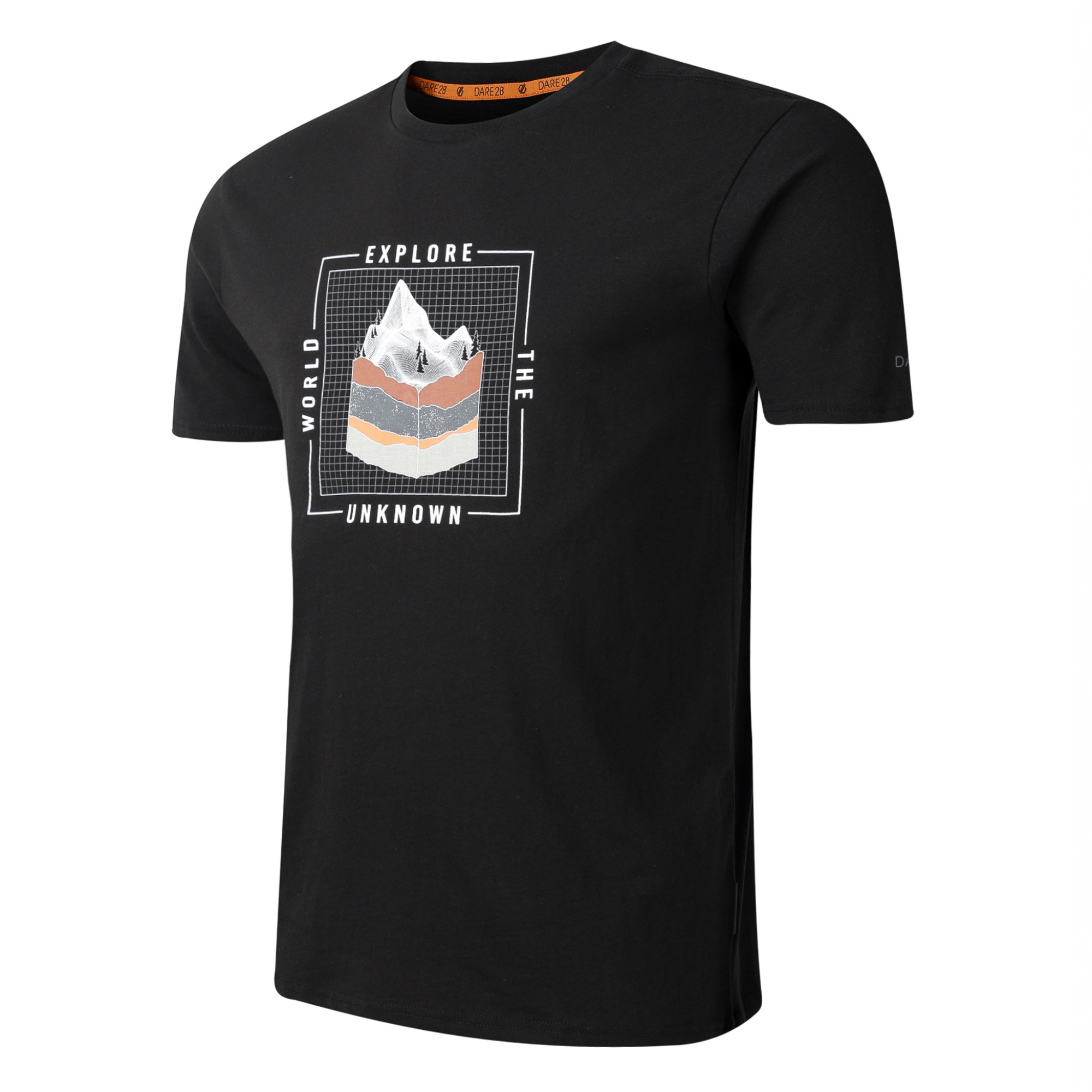 Dare 2B Men's Movement III UPF50 Short Sleeve Technical Tee (Black/Black)
