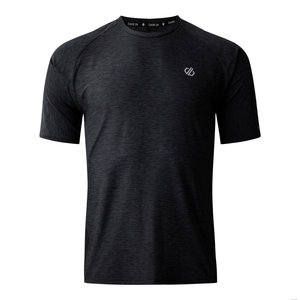 Dare 2B Men's Power Up Short Sleeve Technical Tee (Black Marl)