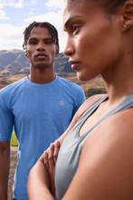 Load image into Gallery viewer, Dare 2B Men&#39;s Power Up Short Sleeve Technical Tee (Heritage Blue Marl)
