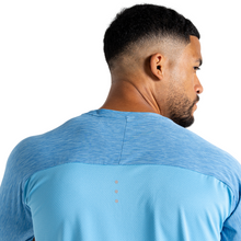 Load image into Gallery viewer, Dare 2B Men&#39;s Power Up Short Sleeve Technical Tee (Heritage Blue Marl)
