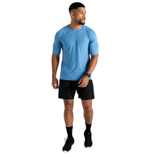 Load image into Gallery viewer, Dare 2B Men&#39;s Power Up Short Sleeve Technical Tee (Heritage Blue Marl)
