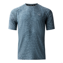Load image into Gallery viewer, Dare 2B Men&#39;s Power Up Short Sleeve Technical Tee (Lead Grey Marl)
