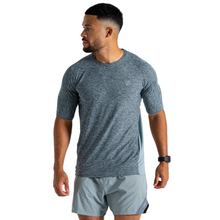 Load image into Gallery viewer, Dare 2B Men&#39;s Power Up Short Sleeve Technical Tee (Lead Grey Marl)
