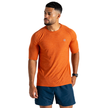 Load image into Gallery viewer, Dare 2B Men&#39;s Power Up Short Sleeve Technical Tee (Spicy Route Marl)

