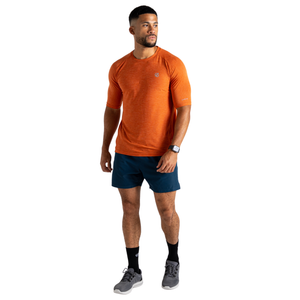 Dare 2B Men's Power Up Short Sleeve Technical Tee (Spicy Route Marl)