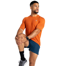 Load image into Gallery viewer, Dare 2B Men&#39;s Power Up Short Sleeve Technical Tee (Spicy Route Marl)
