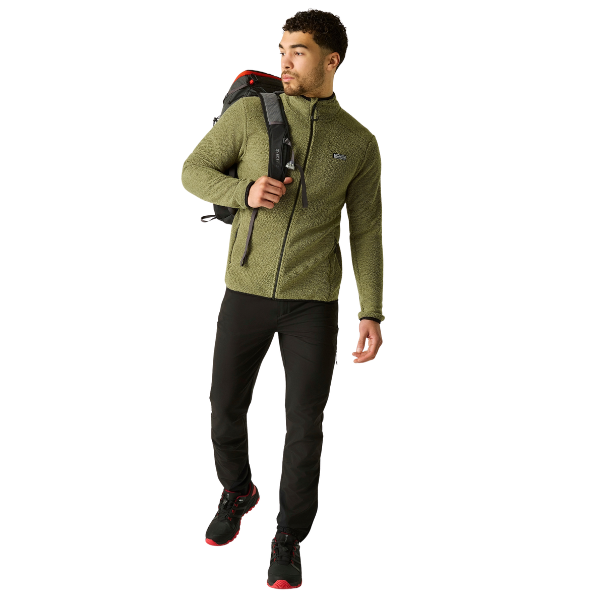Dare 2B Men's Switch Out Full Zip Fleece Martini Olive 0GH DMA753