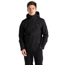 Load image into Gallery viewer, Dare 2B Men&#39;s Switch Out II Hooded Waterproof Jacket (Black)
