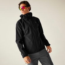 Load image into Gallery viewer, Dare 2B Men&#39;s Switch Out II Hooded Waterproof Jacket (Black)

