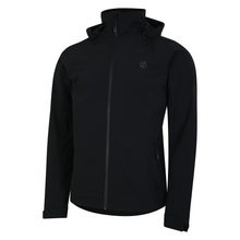 Load image into Gallery viewer, Dare 2B Men&#39;s Switch Out II Hooded Waterproof Jacket (Black)
