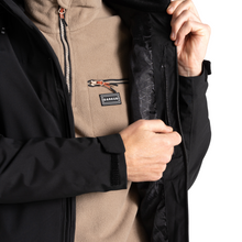 Load image into Gallery viewer, Dare 2B Men&#39;s Switch Out II Hooded Waterproof Jacket (Black)
