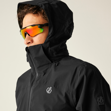 Load image into Gallery viewer, Dare 2B Men&#39;s Switch Out II Hooded Waterproof Jacket (Black)
