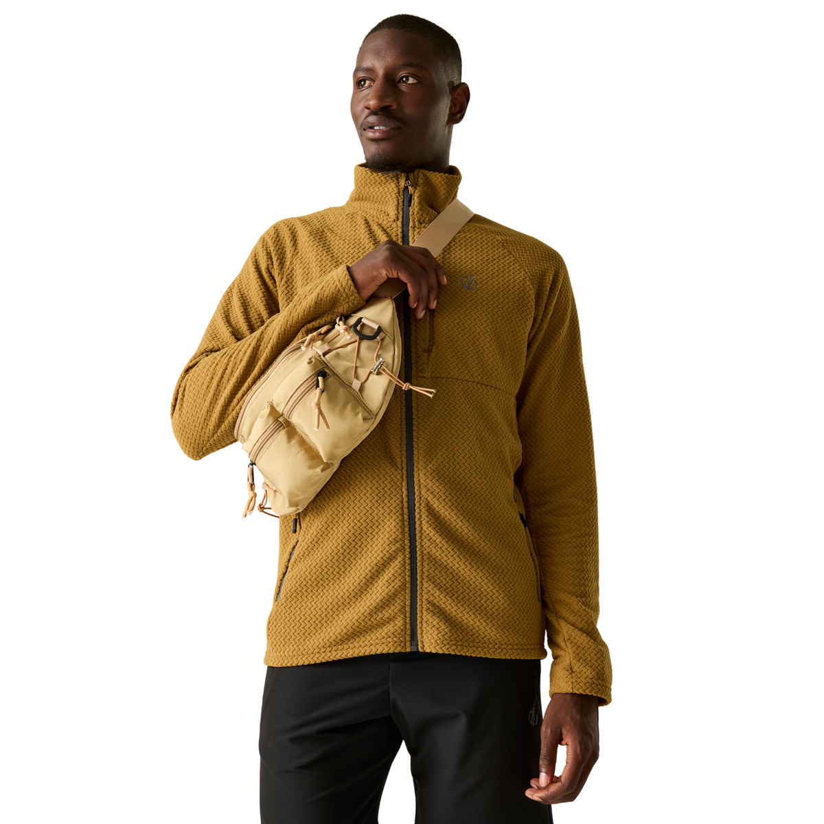 Dare 2B Men's Switch Out Pro UPF50 Full Zip Fleece (Dark Cumin)