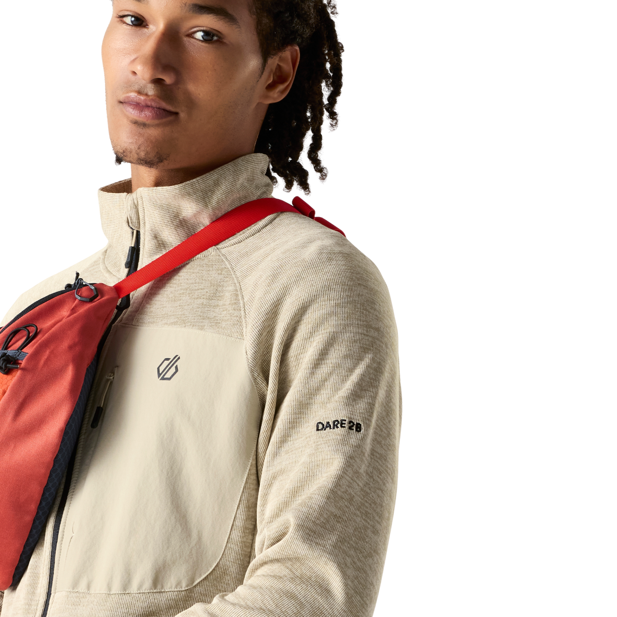 Dare 2B Men's Torrek II UPF50 Full Zip Fleece (Abbeystone)