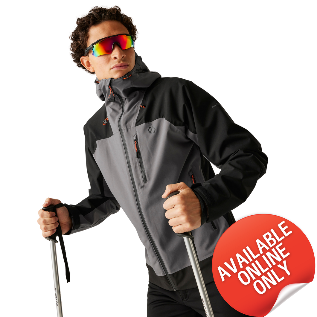 Dare 2B Men's Torrek II Waterproof Jacket (Black/Boulevard)