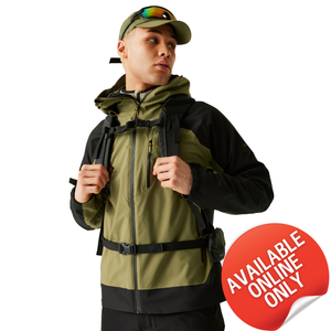 Dare 2B Men's Torrek II Waterproof Jacket (Olive Green/Black)