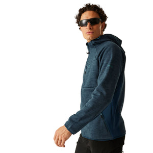 Dare 2B Men's Torrek Pro Hooded Midlayer Full Zip Fleece (Moonlight Denim)