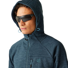 Load image into Gallery viewer, Dare 2B Men&#39;s Torrek Pro Hooded Midlayer Full Zip Fleece (Moonlight Denim)
