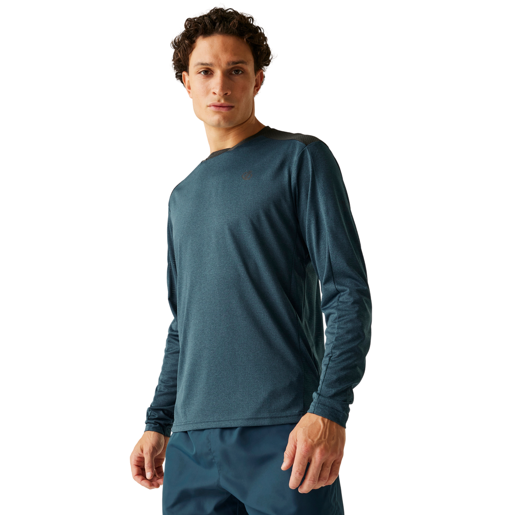 Dare 2B Men's Trackstand Long Sleeve Technical Tee (Moonlight Denim)