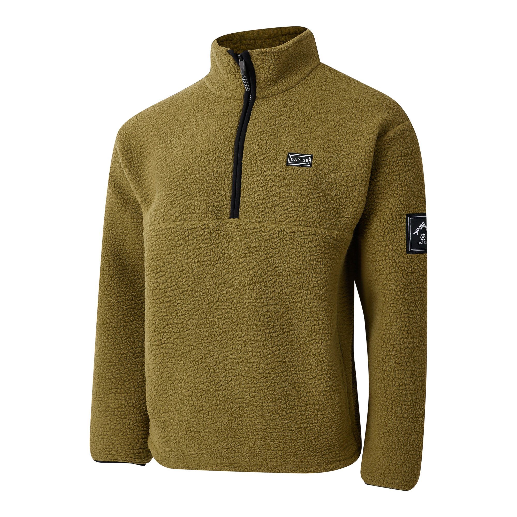 Dare 2B Men's Twin Tip Half Zip Fleece Top (Olive Green)