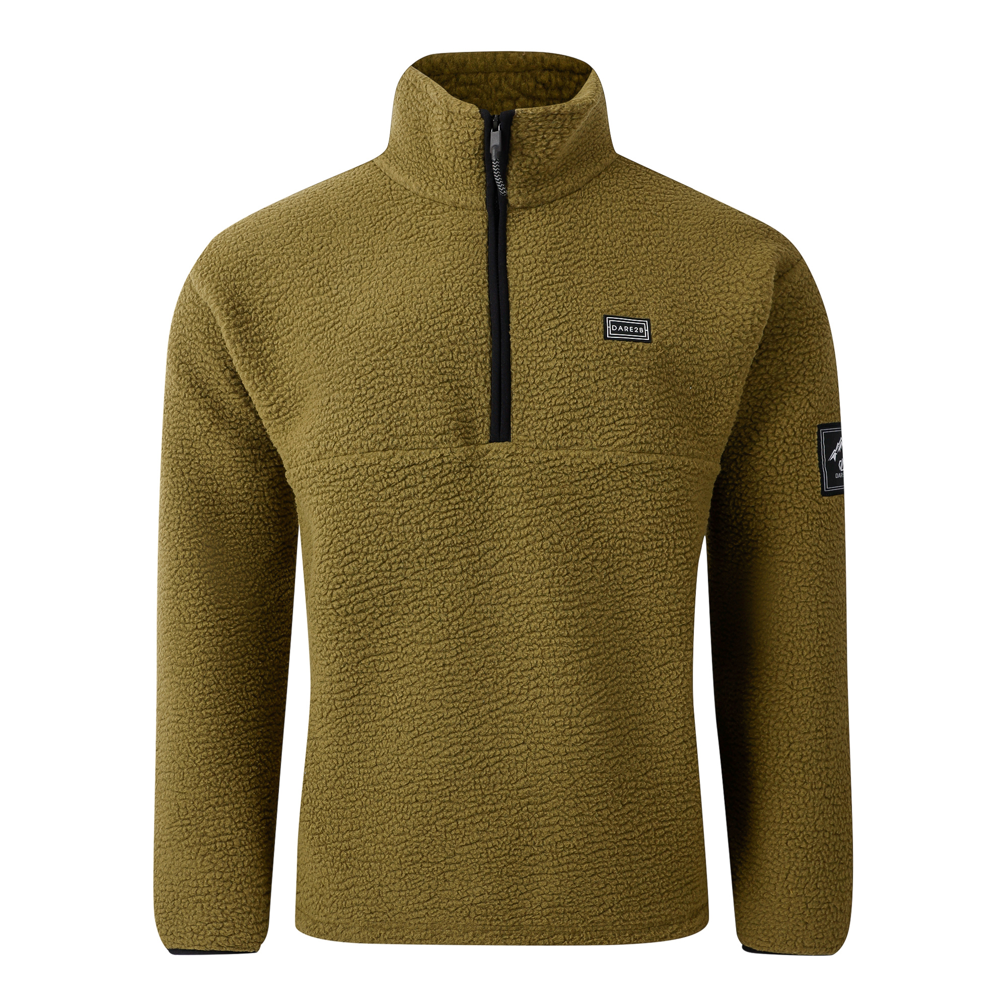 Dare 2B Men's Twin Tip Half Zip Fleece Top (Olive Green)