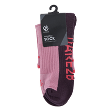 Load image into Gallery viewer, Dare 2B Unisex Endurance Walking/Hiking Socks (Lilas/Plum/Peach Bloom)
