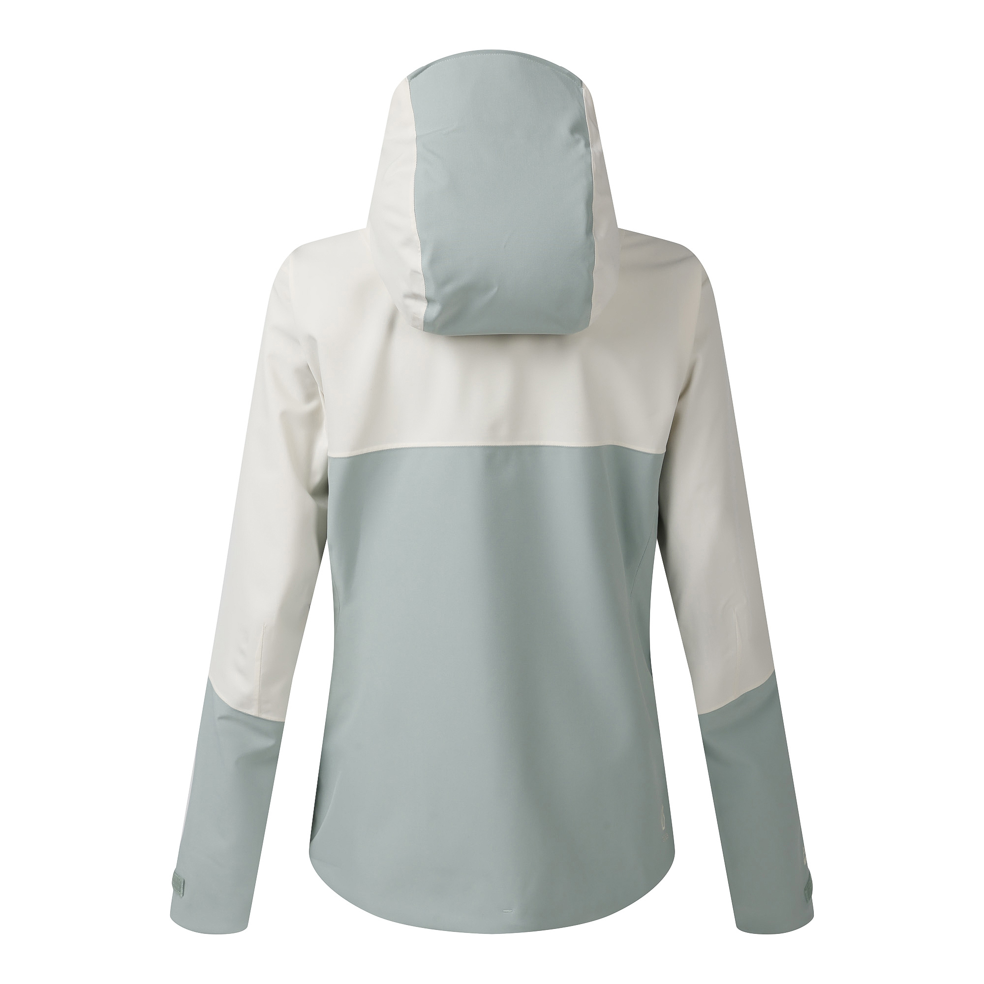 Dare 2B Women's Diverging II Hooded Waterproof Jacket (Almond Milk/Glacier Green)