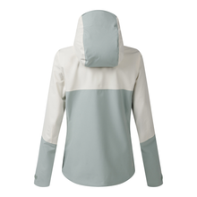 Load image into Gallery viewer, Dare 2B Women's Diverging II Hooded Waterproof Jacket (Almond Milk/Glacier Green)
