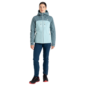 Dare 2B Women's Diverging Waterproof Jacket (Element Grey/Aquifer)