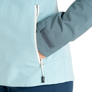 Dare 2B Women's Diverging Waterproof Jacket (Element Grey/Aquifer)