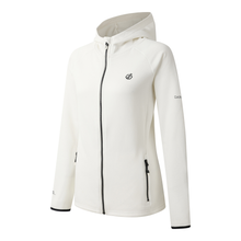 Load image into Gallery viewer, Dare 2B Women&#39;s Diversity Core Stretch Hooded Full Zip Fleece (Egret)
