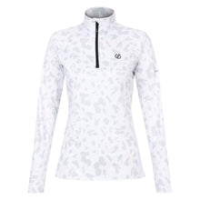 Load image into Gallery viewer, Dare 2B Women&#39;s Divulge Core Stretch Quarter Zip Fleece Top (White Dash Print)
