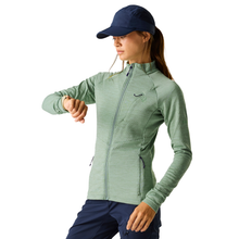 Load image into Gallery viewer, Dare 2B Women's Emerging III UPF50 Midlayer Full Zip Fleece (Glacier Green)
