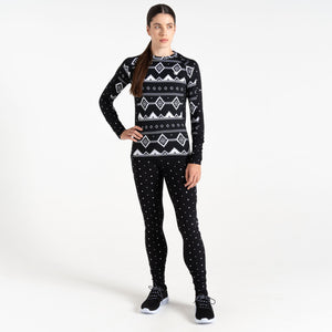 Dare 2B Women's Exchange IV Base Layer Set (Black F Print)