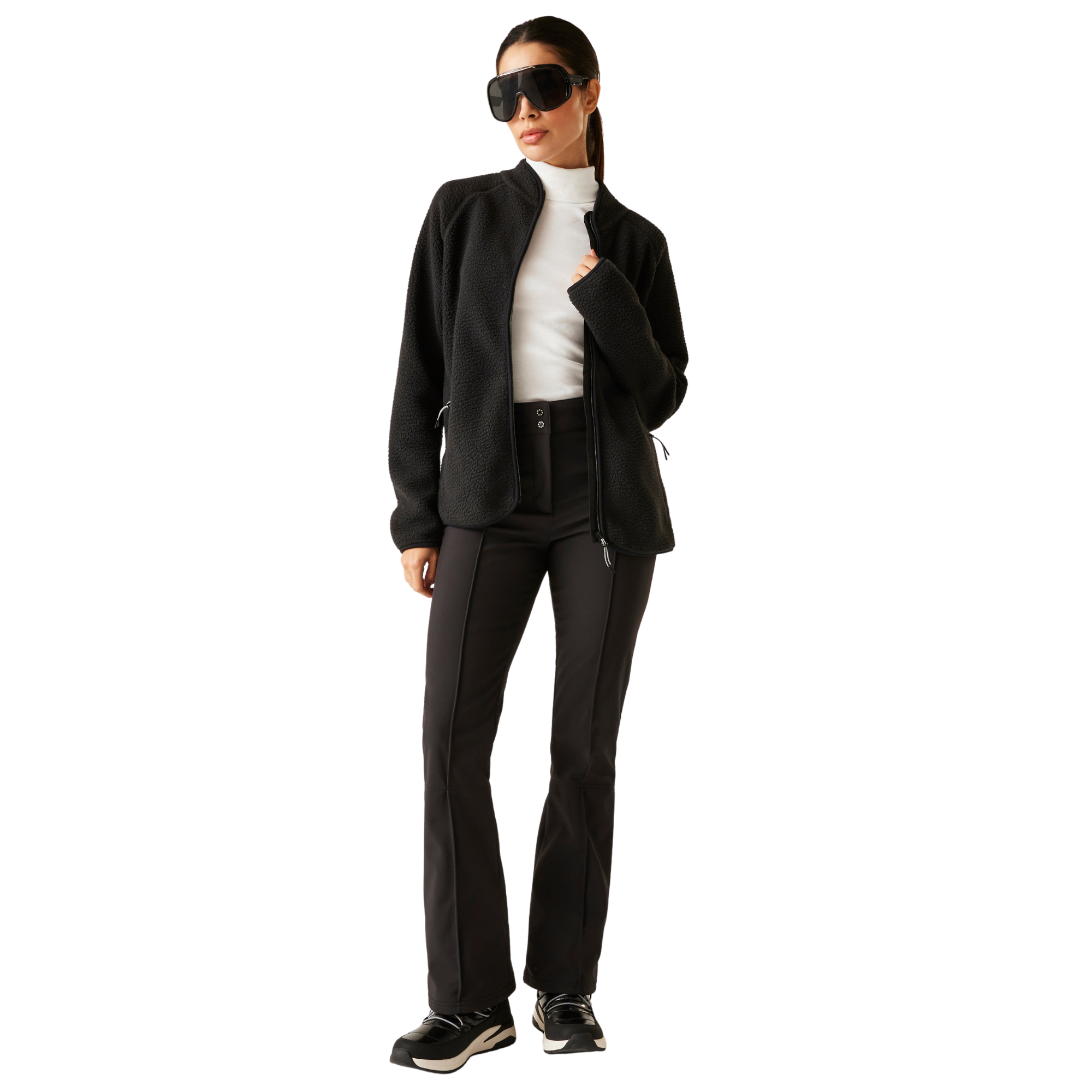 Dare 2B Women's Excursion Full Zip Fleece (Black)